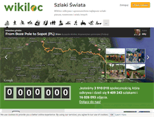 Tablet Screenshot of pl.wikiloc.com
