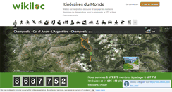 Desktop Screenshot of fr.wikiloc.com