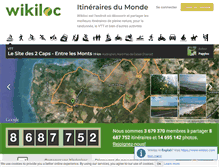 Tablet Screenshot of fr.wikiloc.com